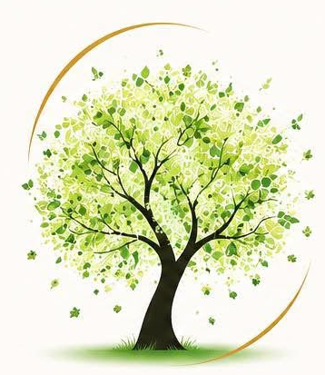 Spring tree — growth and renewal