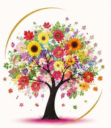 Summer tree — creativity and diversity